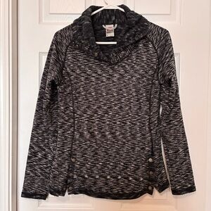 Avalanche Outdoor Apparel Co. Fleece Pullover Sweater Women’s Sz M Gray Black